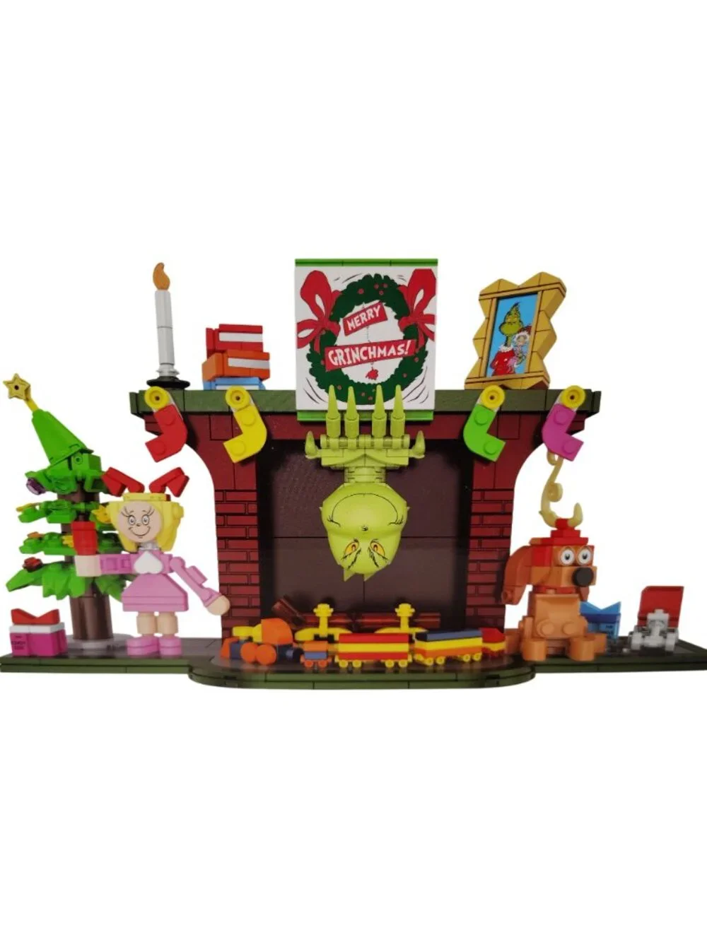 Brick Craft Grinchmas Eve Building Set 547-Piece Compatible Christmas Playset Fo